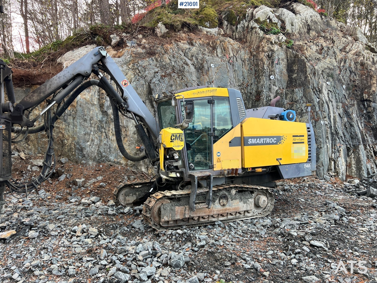 Atlas Copco Smartroc T40-11 borerigg m/2540 hammer,CME sliper og gps - 钻机:图3 Atlas Copco Smartroc T40-11 borerigg m/2540 hammer,CME sliper og gps - 钻机:图3