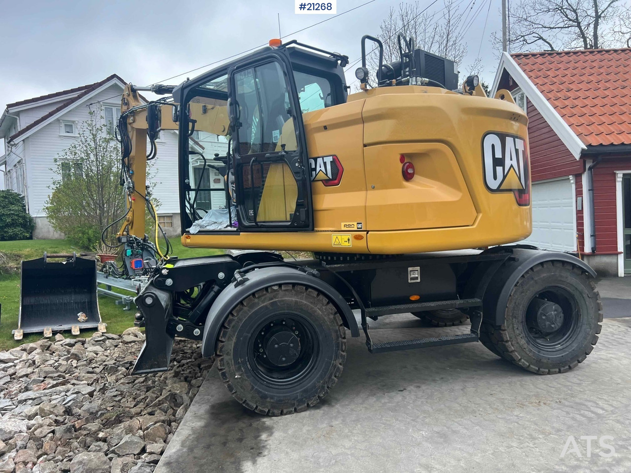 CAT M315 Hjulmaskin m/ graveskuffe, rotortilt, pusseskuffe - 轮式挖掘机:图4 CAT M315 Hjulmaskin m/ graveskuffe, rotortilt, pusseskuffe - 轮式挖掘机:图4