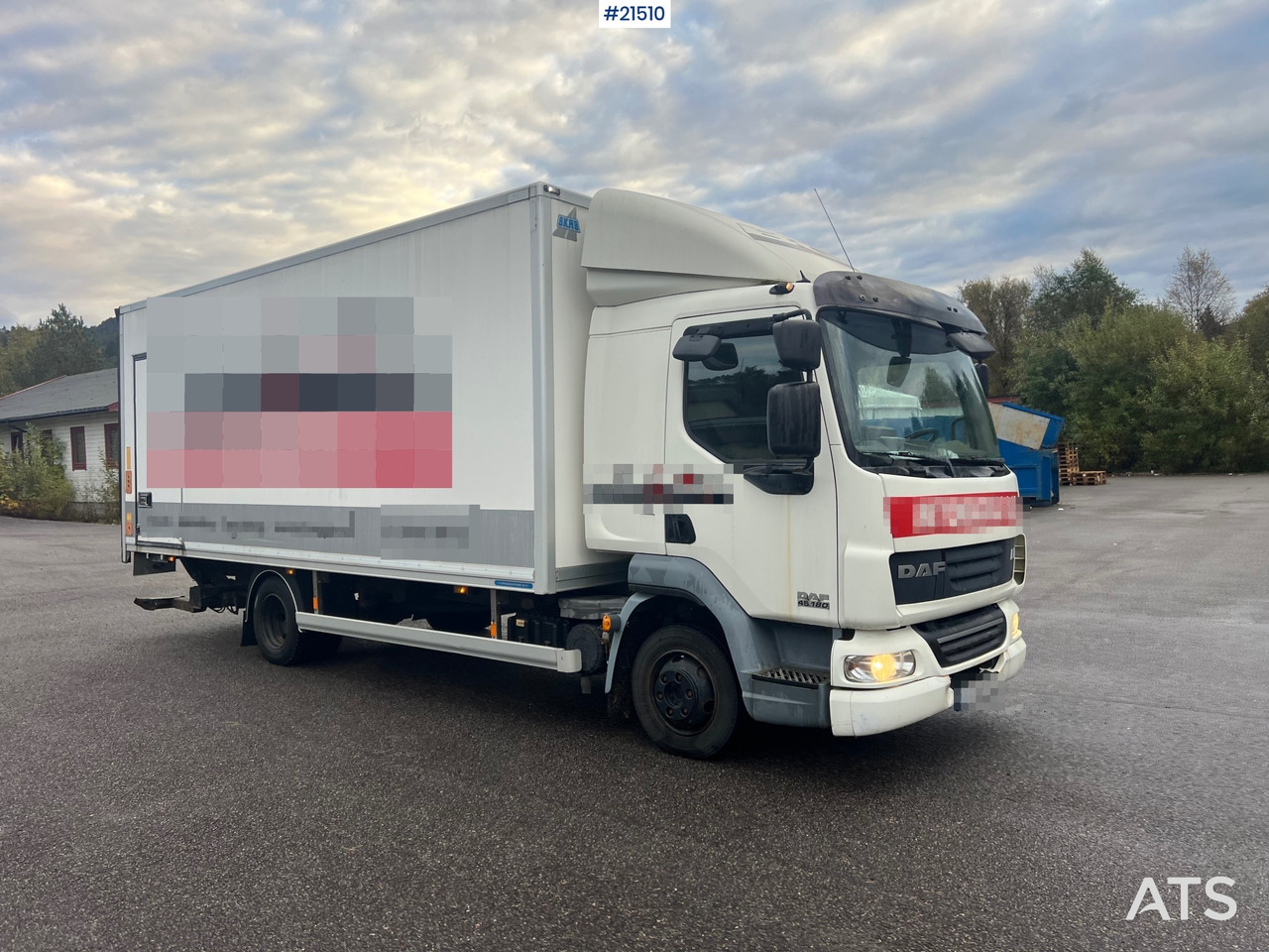 DAF LF 45 4x2 Skapbil m/ lift Rep.Objekt - 厢式卡车:图1 DAF LF 45 4x2 Skapbil m/ lift Rep.Objekt - 厢式卡车:图1