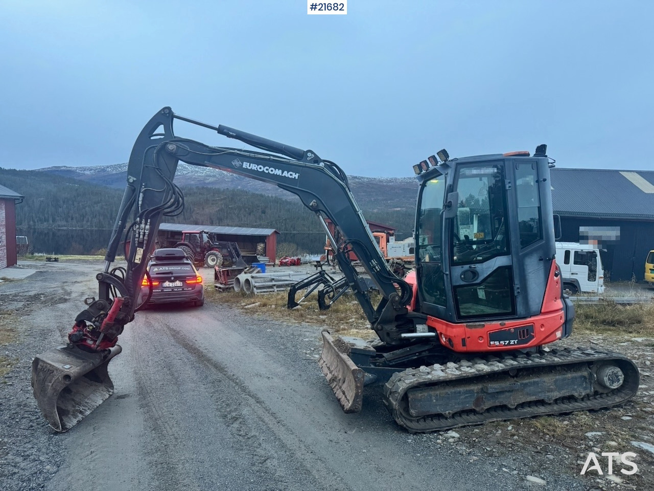 Eurocomach Eurocomach ES57 Beltegraver m/ Rototilt og 2 skuffer. 1920 timer. - 履带式挖掘机:图2 Eurocomach Eurocomach ES57 Beltegraver m/ Rototilt og 2 skuffer. 1920 timer. - 履带式挖掘机:图2