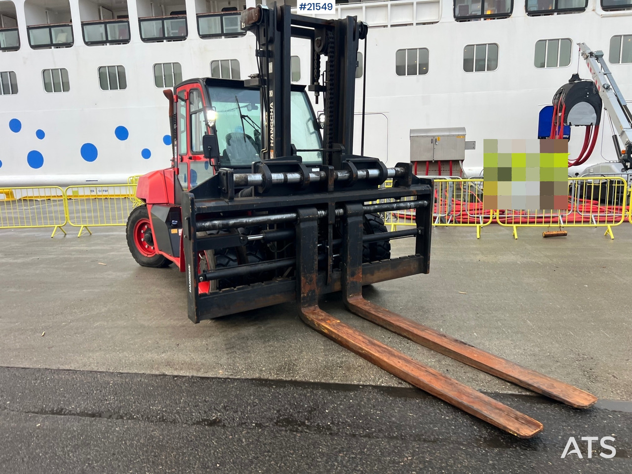 柴油叉车 Hangcha CPCD120 Gaffeltruck m/ hydrauliske gafler, sideforskyvning og lite timer:图9 柴油叉车 Hangcha CPCD120 Gaffeltruck m/ hydrauliske gafler, sideforskyvning og lite timer:图9