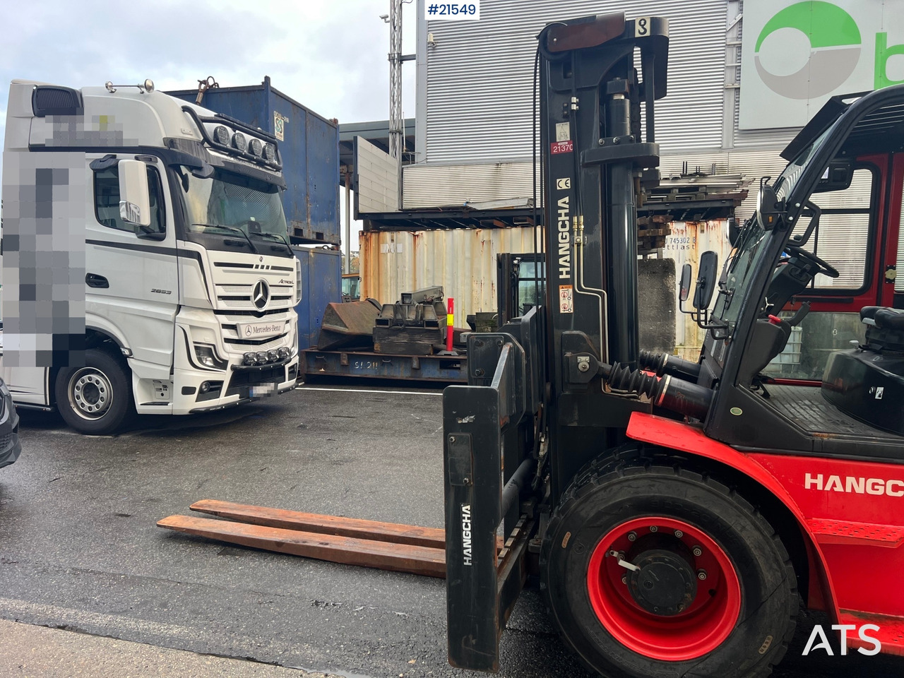 柴油叉车 Hangcha CPCD120 Gaffeltruck m/ hydrauliske gafler, sideforskyvning og lite timer:图26 柴油叉车 Hangcha CPCD120 Gaffeltruck m/ hydrauliske gafler, sideforskyvning og lite timer:图26