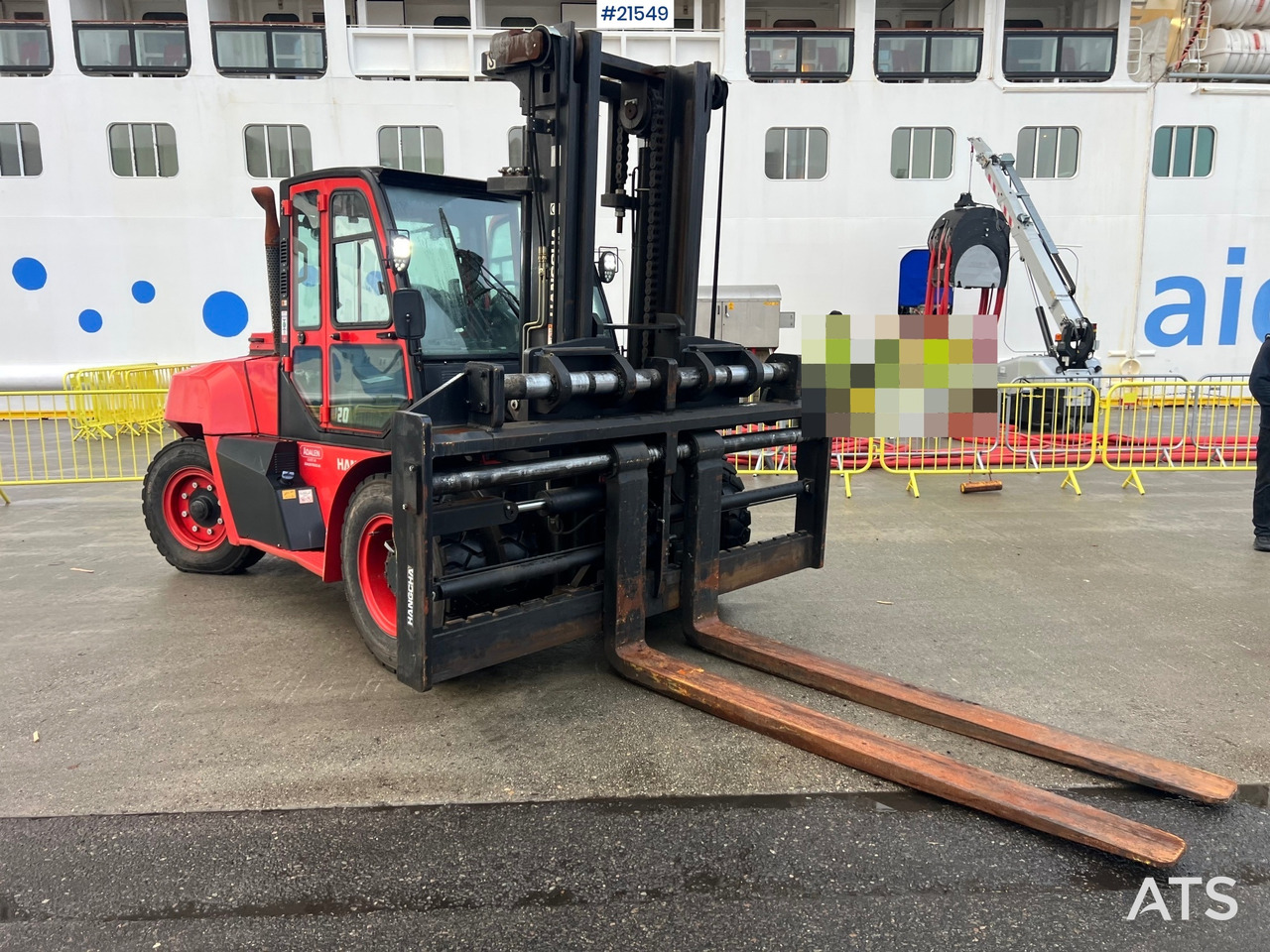 柴油叉车 Hangcha CPCD120 Gaffeltruck m/ hydrauliske gafler, sideforskyvning og lite timer:图10 柴油叉车 Hangcha CPCD120 Gaffeltruck m/ hydrauliske gafler, sideforskyvning og lite timer:图10