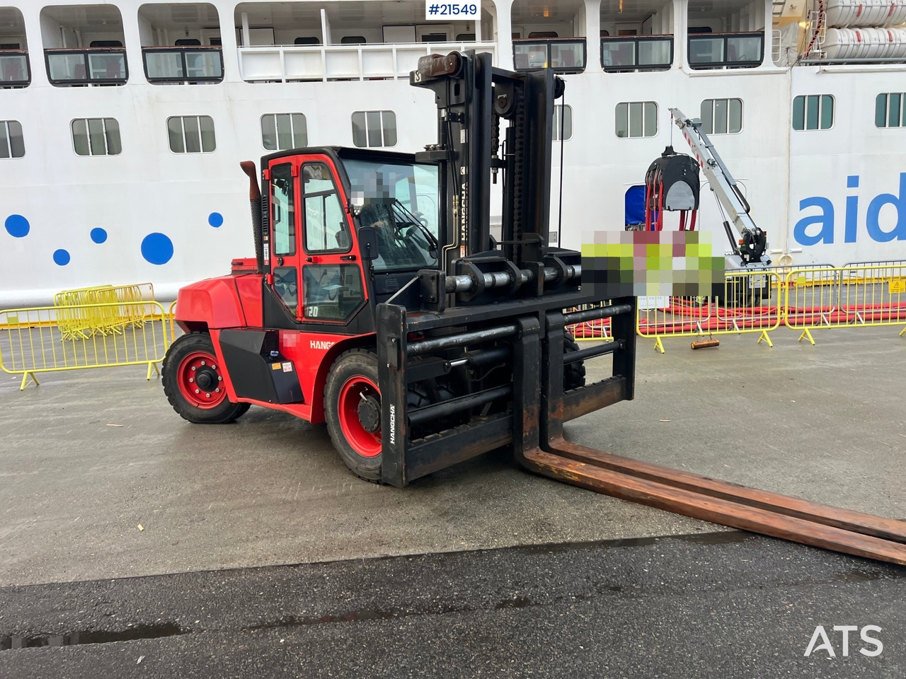 柴油叉车 Hangcha CPCD120 Gaffeltruck m/ hydrauliske gafler, sideforskyvning og lite timer:图21 柴油叉车 Hangcha CPCD120 Gaffeltruck m/ hydrauliske gafler, sideforskyvning og lite timer:图21