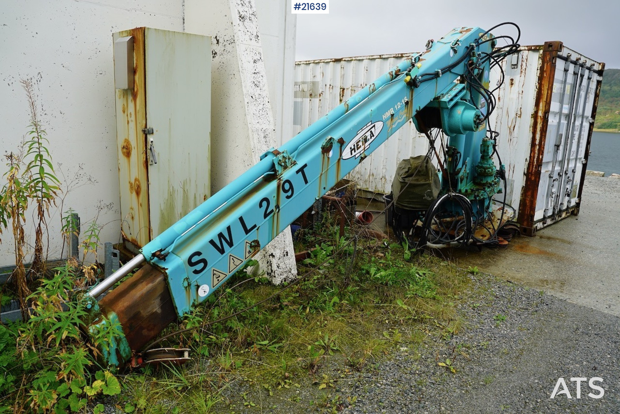 Heila Heila HMR12-1S kran med vinsj (stått på båt) - 装载起重机:图1 Heila Heila HMR12-1S kran med vinsj (stått på båt) - 装载起重机:图1