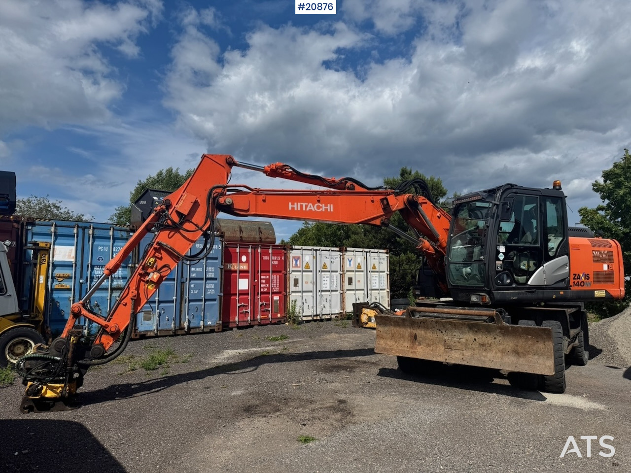 Hitachi ZX140W-5B - 轮式挖掘机:图1 Hitachi ZX140W-5B - 轮式挖掘机:图1