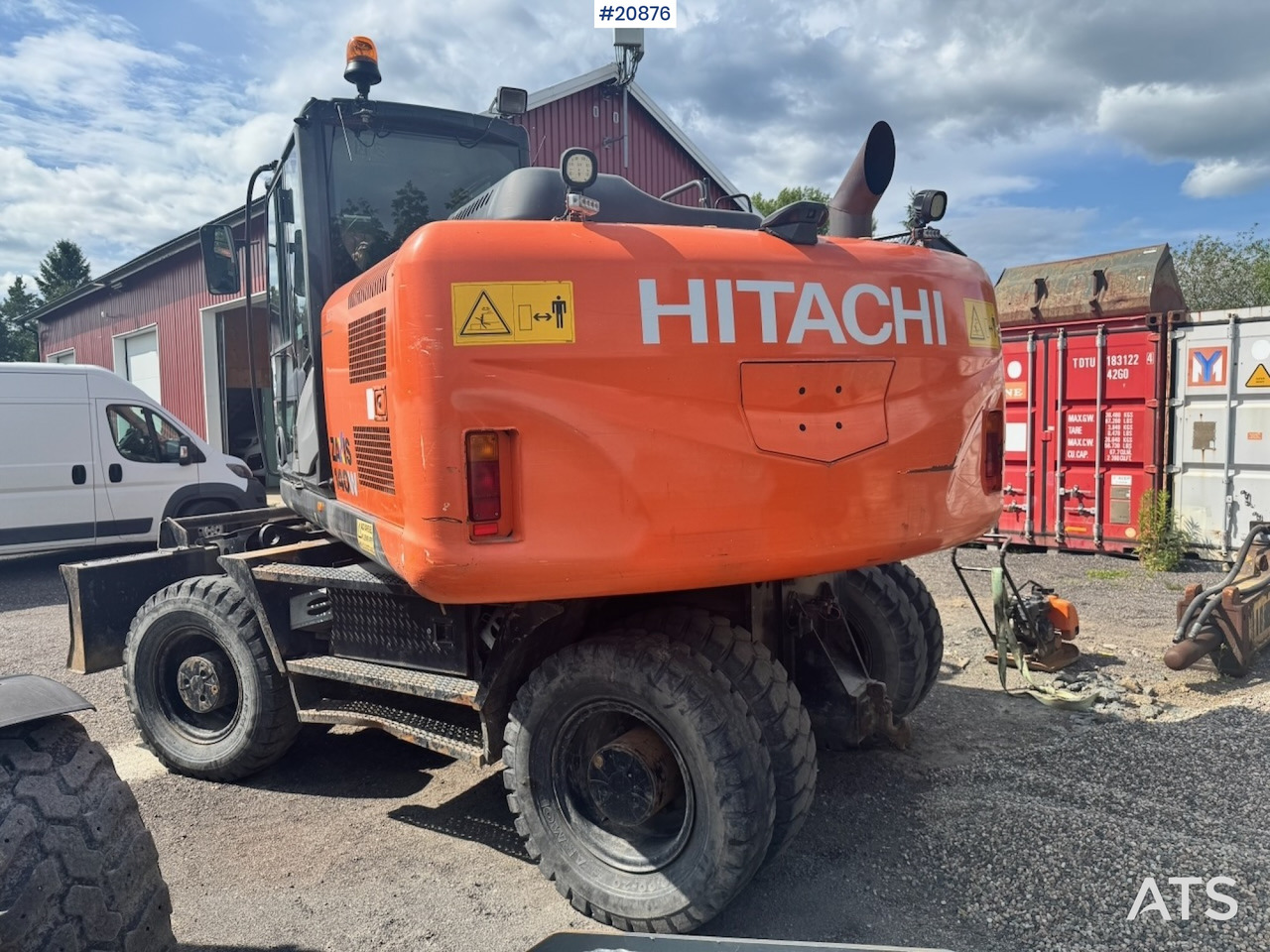 Hitachi ZX140W-5B - 轮式挖掘机:图5 Hitachi ZX140W-5B - 轮式挖掘机:图5
