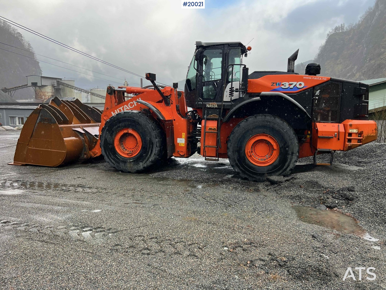Hitachi zw370-6 Hjullaster m/ vekt, skriver og skuffe - 轮式装载机:图5 Hitachi zw370-6 Hjullaster m/ vekt, skriver og skuffe - 轮式装载机:图5