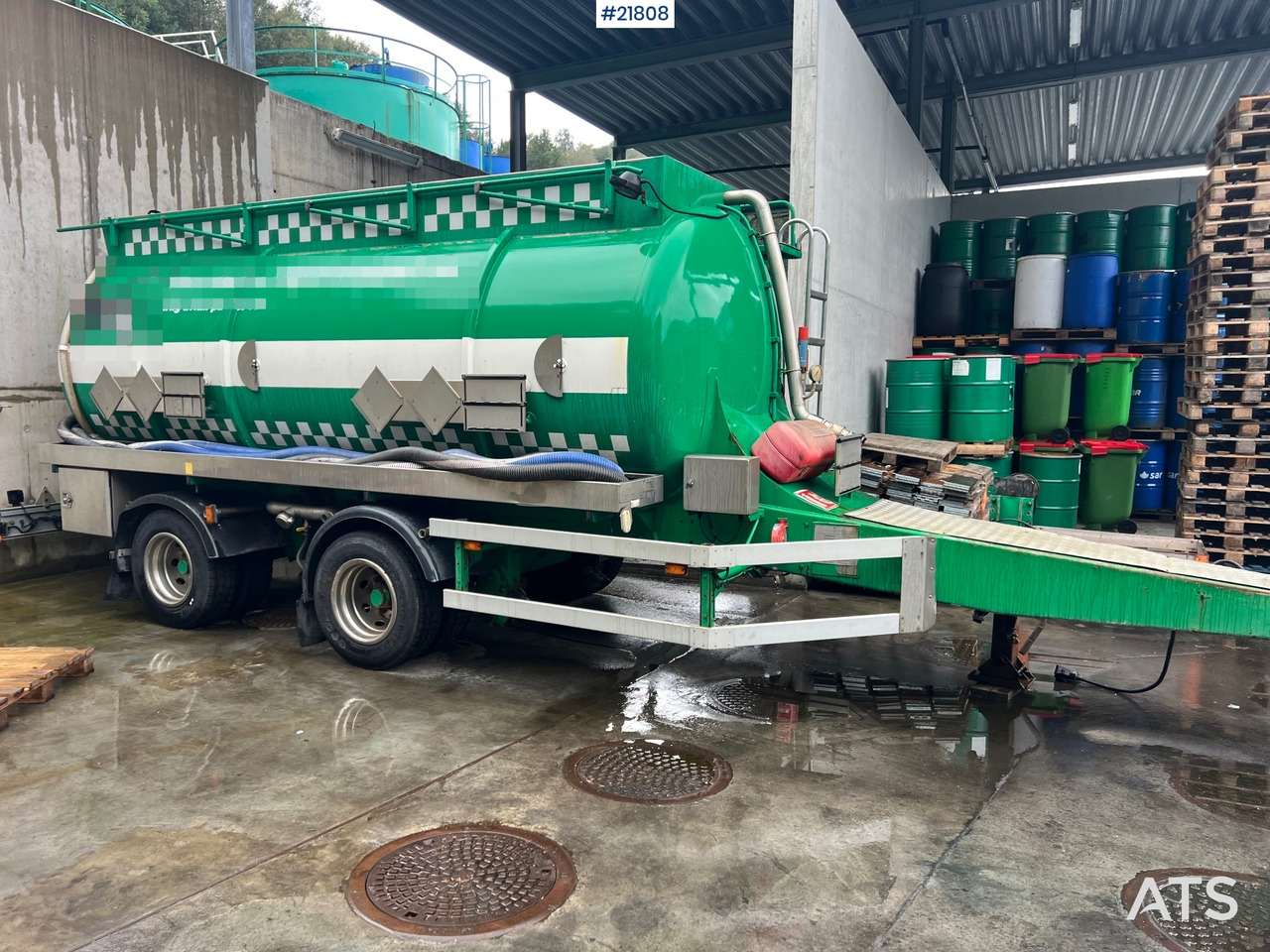 Jyki 2002 jyki ts2-15cr 2 akslet tankhenger rep.objekt - 液罐拖车:图1 Jyki 2002 jyki ts2-15cr 2 akslet tankhenger rep.objekt - 液罐拖车:图1