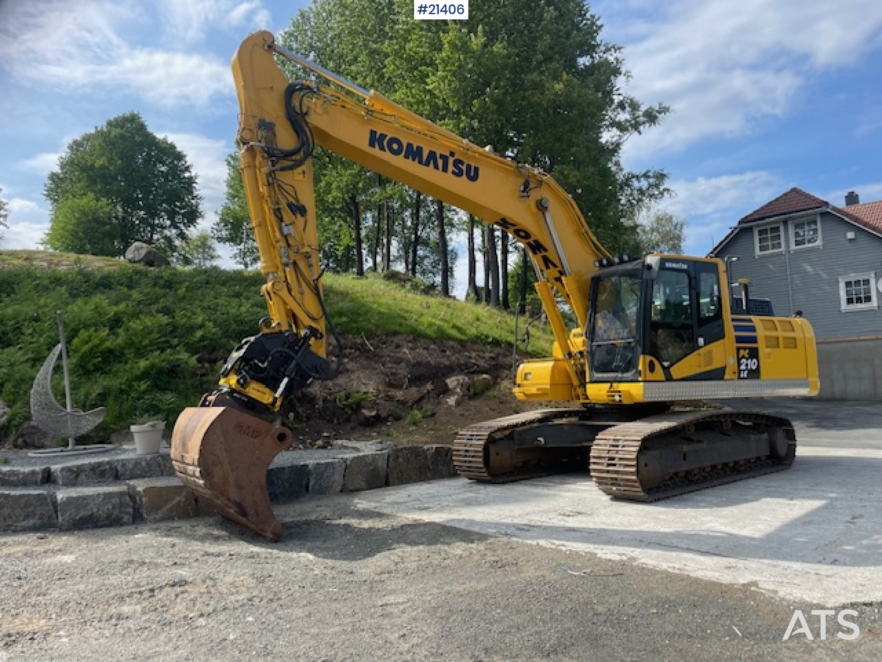 Komatsu PC210LC-11 m/Graveskuffe, pusseskuffe, rototilt og Leica gps - 履带式挖掘机:图3 Komatsu PC210LC-11 m/Graveskuffe, pusseskuffe, rototilt og Leica gps - 履带式挖掘机:图3