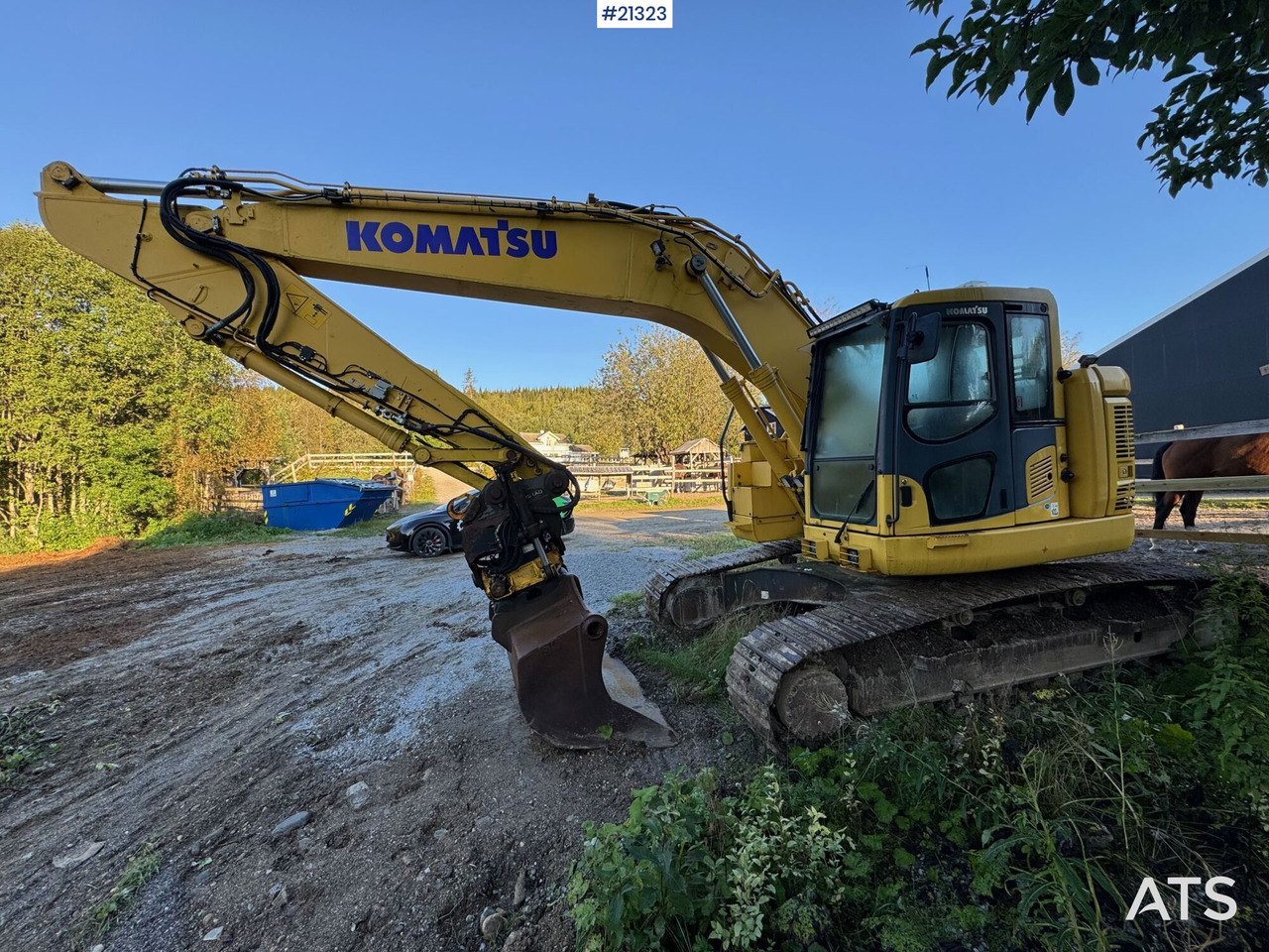 Komatsu PC228 m/ pusseskuffe og rotortilt! - 履带式挖掘机:图1 Komatsu PC228 m/ pusseskuffe og rotortilt! - 履带式挖掘机:图1