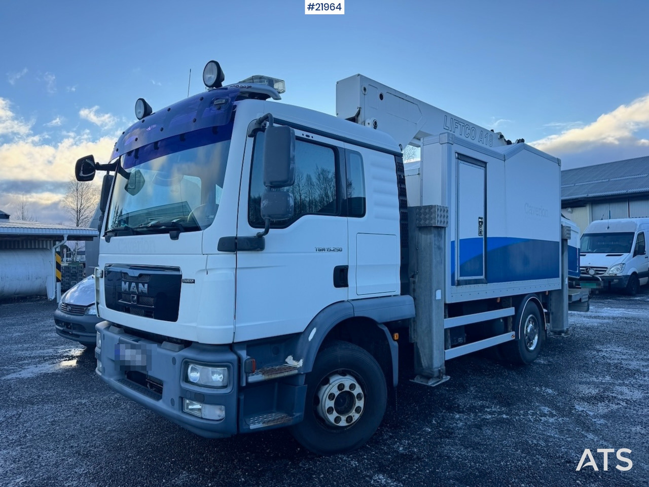 MAN 2010 MAN TGM 15.250 Liftbil m/ 18 m Arbeidshøyde. 132 000 km! - 车载空中平台:图1 MAN 2010 MAN TGM 15.250 Liftbil m/ 18 m Arbeidshøyde. 132 000 km! - 车载空中平台:图1