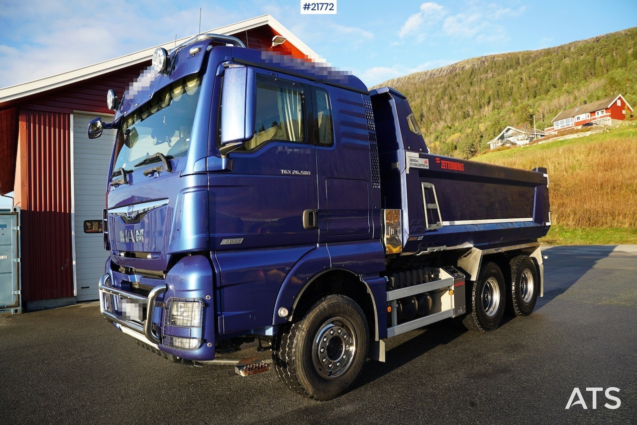 MAN 2018 Man TGX 26.580 6x4 tippbil med stålfjæring - 翻斗车:图1 MAN 2018 Man TGX 26.580 6x4 tippbil med stålfjæring - 翻斗车:图1