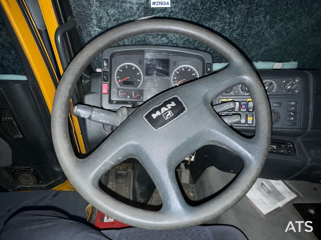 翻斗车 MAN TGA 28.410 6x2 Brøyterigget Tippbil. Rep objekt.：图25