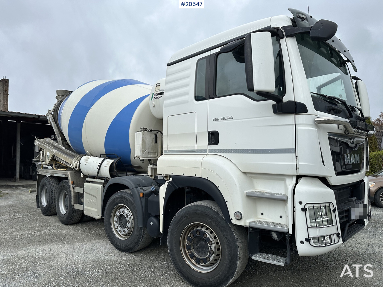 MAN TGS 35.510 8x4 betongbil med 9 meter hydr. renne (gullavtale) - 混凝土搅拌车:图4 MAN TGS 35.510 8x4 betongbil med 9 meter hydr. renne (gullavtale) - 混凝土搅拌车:图4