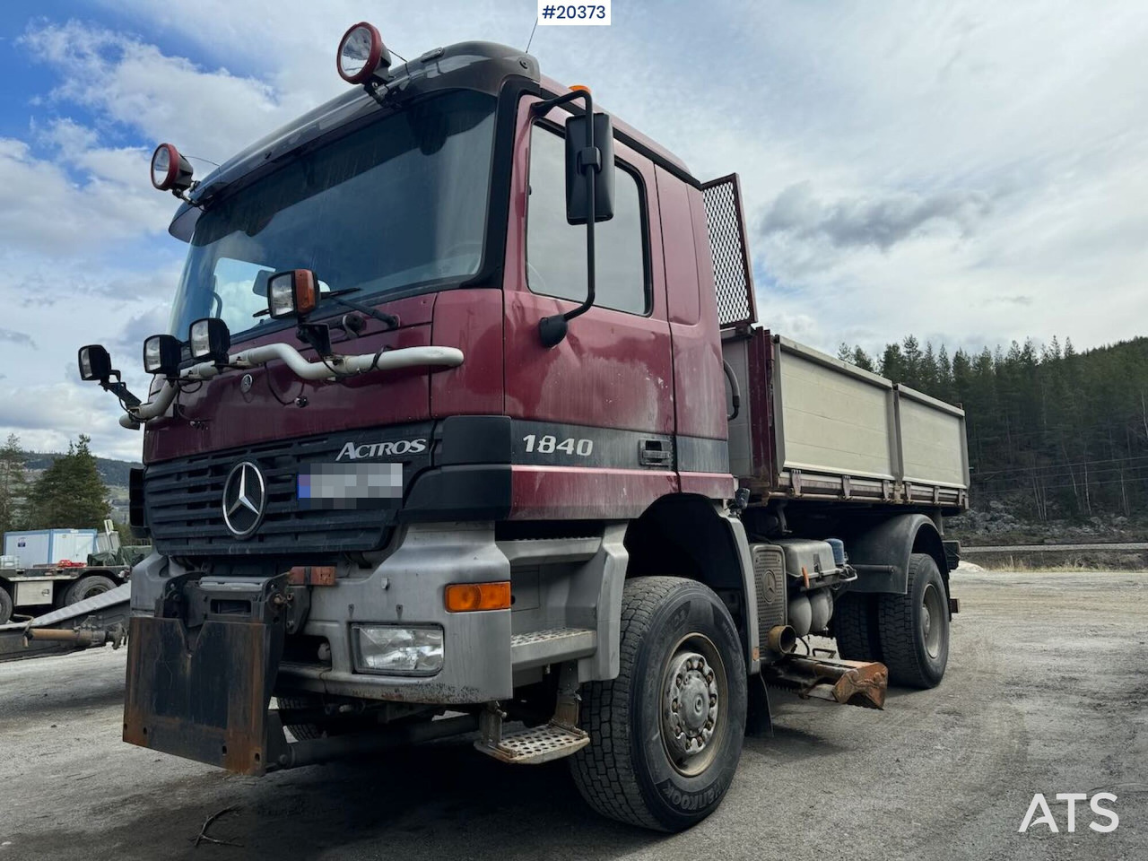 Mercedes Actros 1840 - 翻斗车:图3 Mercedes Actros 1840 - 翻斗车:图3