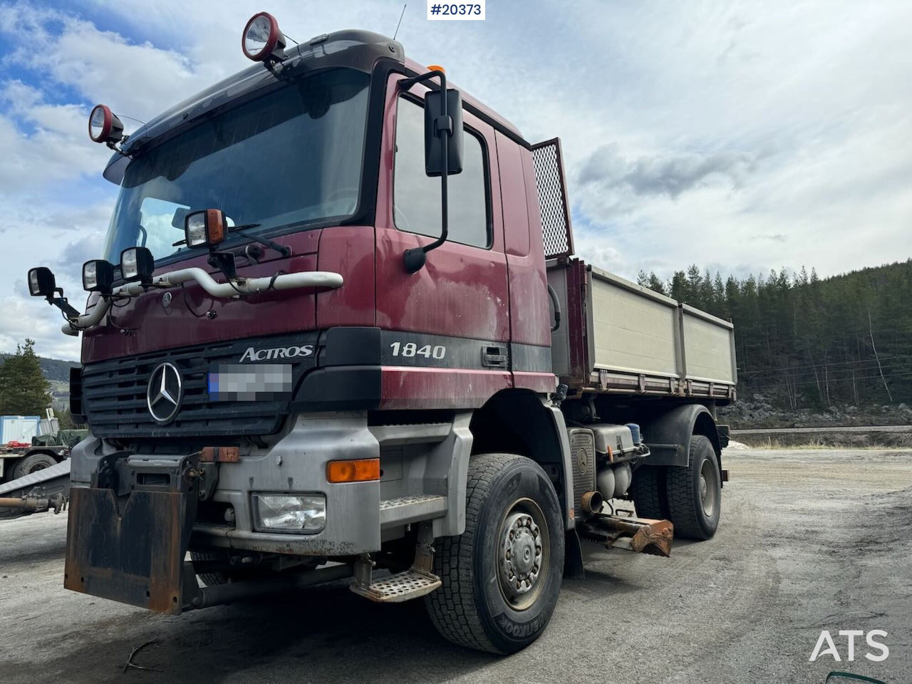 Mercedes Actros 1840 - 翻斗车:图4 Mercedes Actros 1840 - 翻斗车:图4
