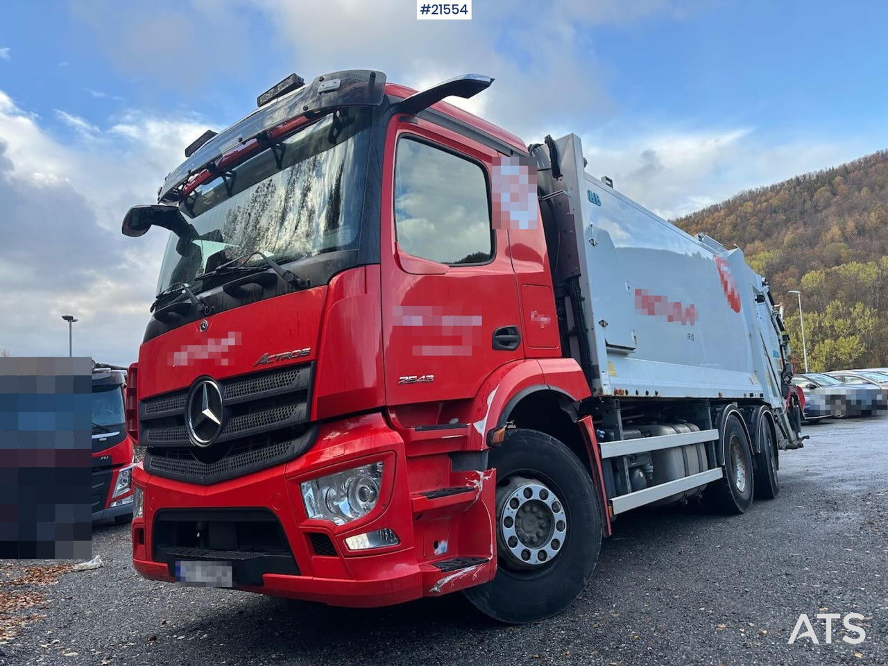Mercedes Actros 2543 6x2 2 – kammers komprimatorbil m/ 2020 JOAB Anaconda twin påbygg - 垃圾车:图3 Mercedes Actros 2543 6x2 2 – kammers komprimatorbil m/ 2020 JOAB Anaconda twin påbygg - 垃圾车:图3
