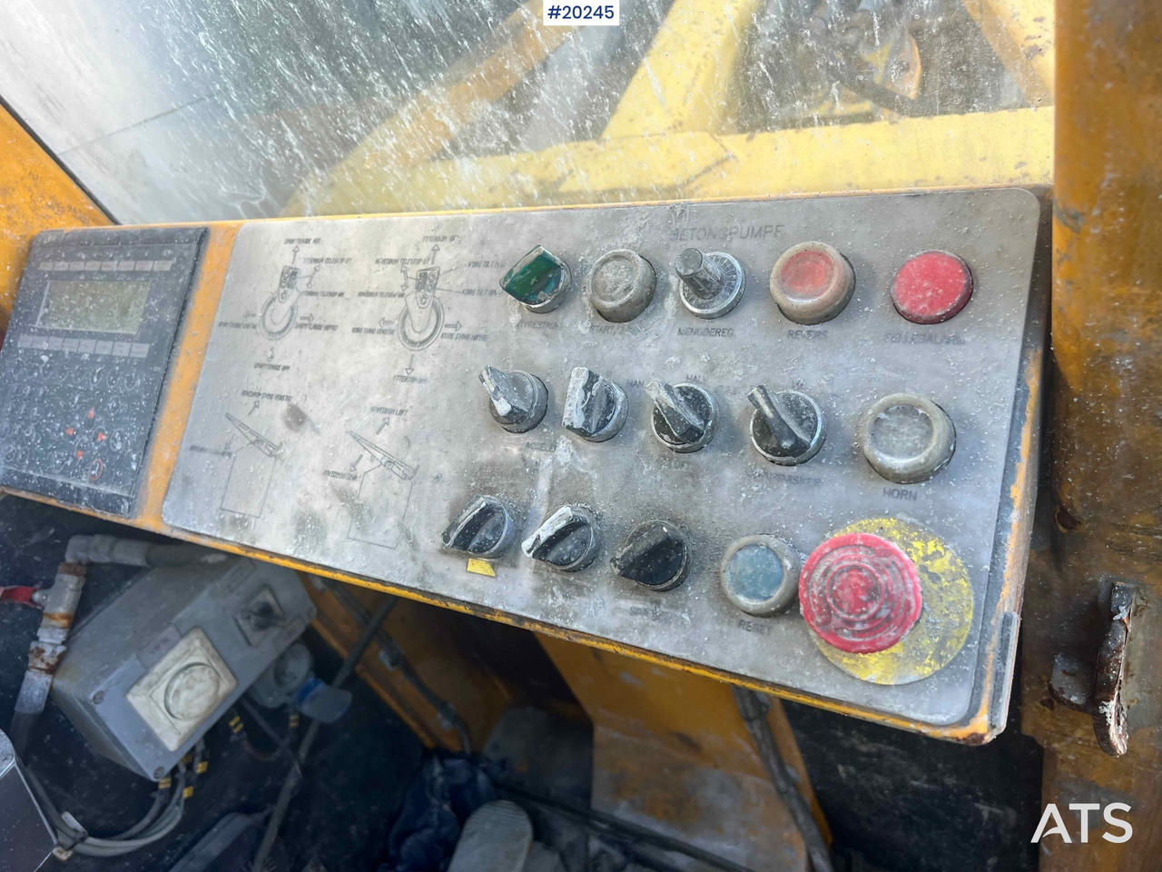 混凝土泵车 Mercedes Actros 2641 6x4 M/ 2008 AMV 7450 Betong sprøyterigg påbygg：图13