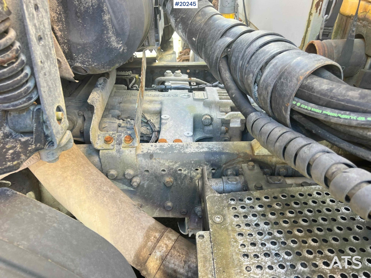 混凝土泵车 Mercedes Actros 2641 6x4 M/ 2008 AMV 7450 Betong sprøyterigg påbygg：图41