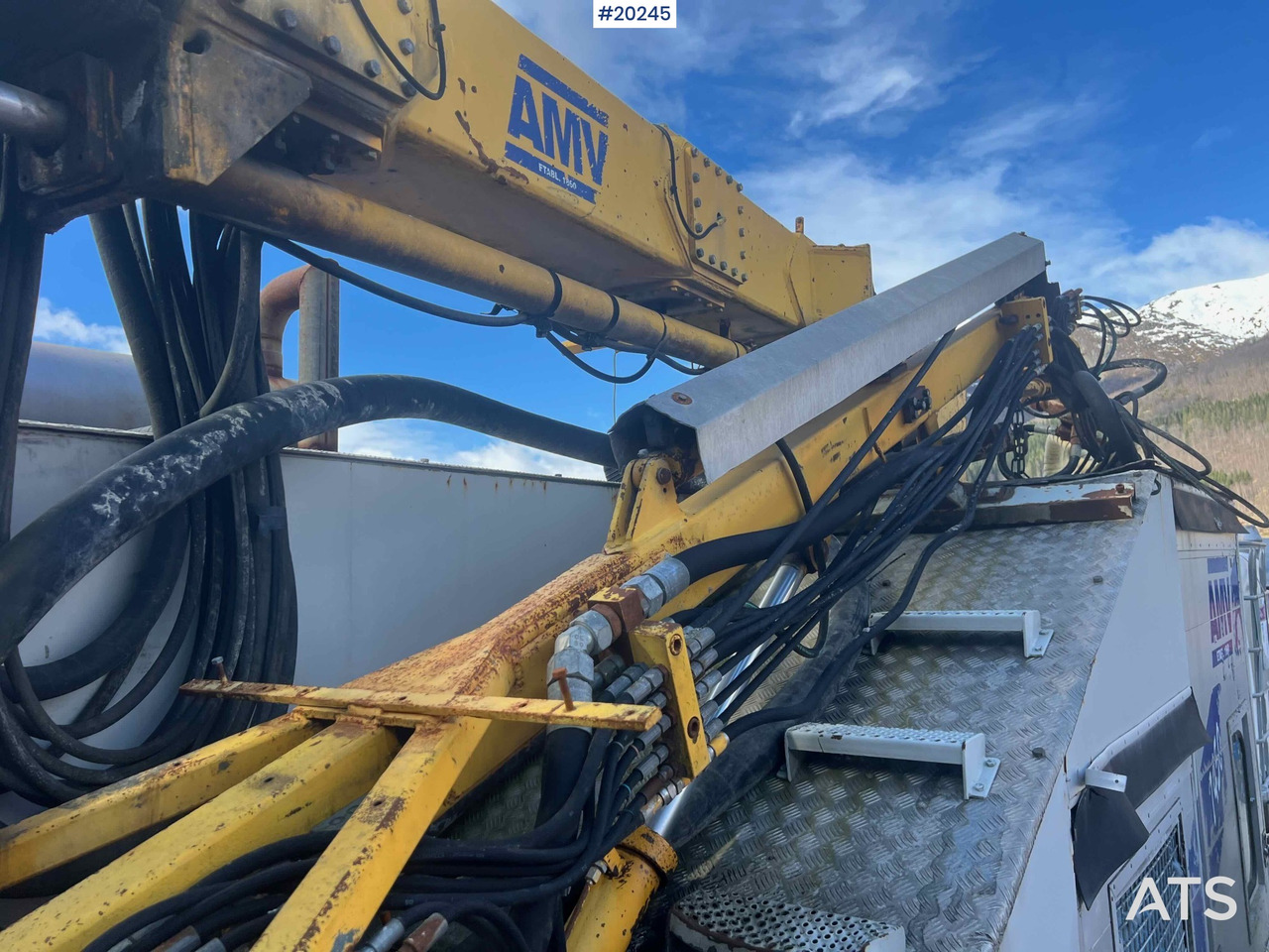 混凝土泵车 Mercedes Actros 2641 6x4 M/ 2008 AMV 7450 Betong sprøyterigg påbygg：图24