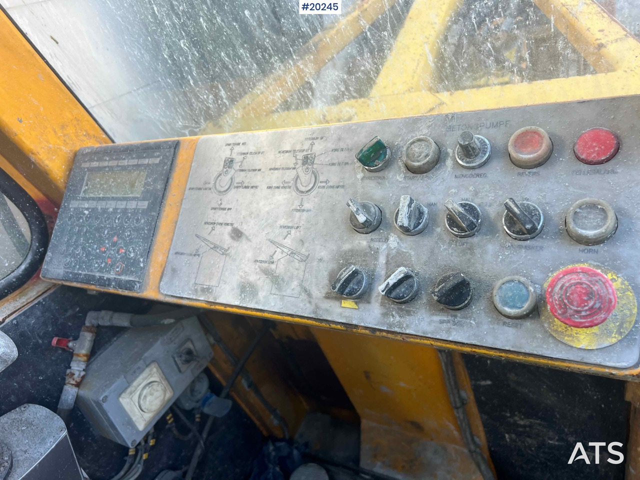 混凝土泵车 Mercedes Actros 2641 6x4 M/ 2008 AMV 7450 Betong sprøyterigg påbygg：图12