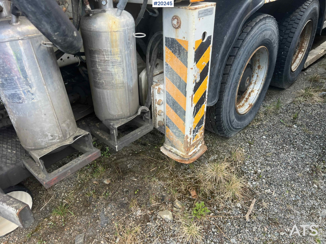 混凝土泵车 Mercedes Actros 2641 6x4 M/ 2008 AMV 7450 Betong sprøyterigg påbygg：图11