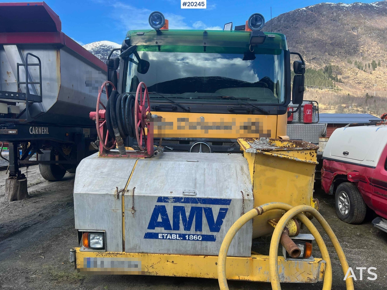 Mercedes Actros 2641 6x4 M/ 2008 AMV 7450 Betong sprøyterigg påbygg - 混凝土泵车:图2 Mercedes Actros 2641 6x4 M/ 2008 AMV 7450 Betong sprøyterigg påbygg - 混凝土泵车:图2