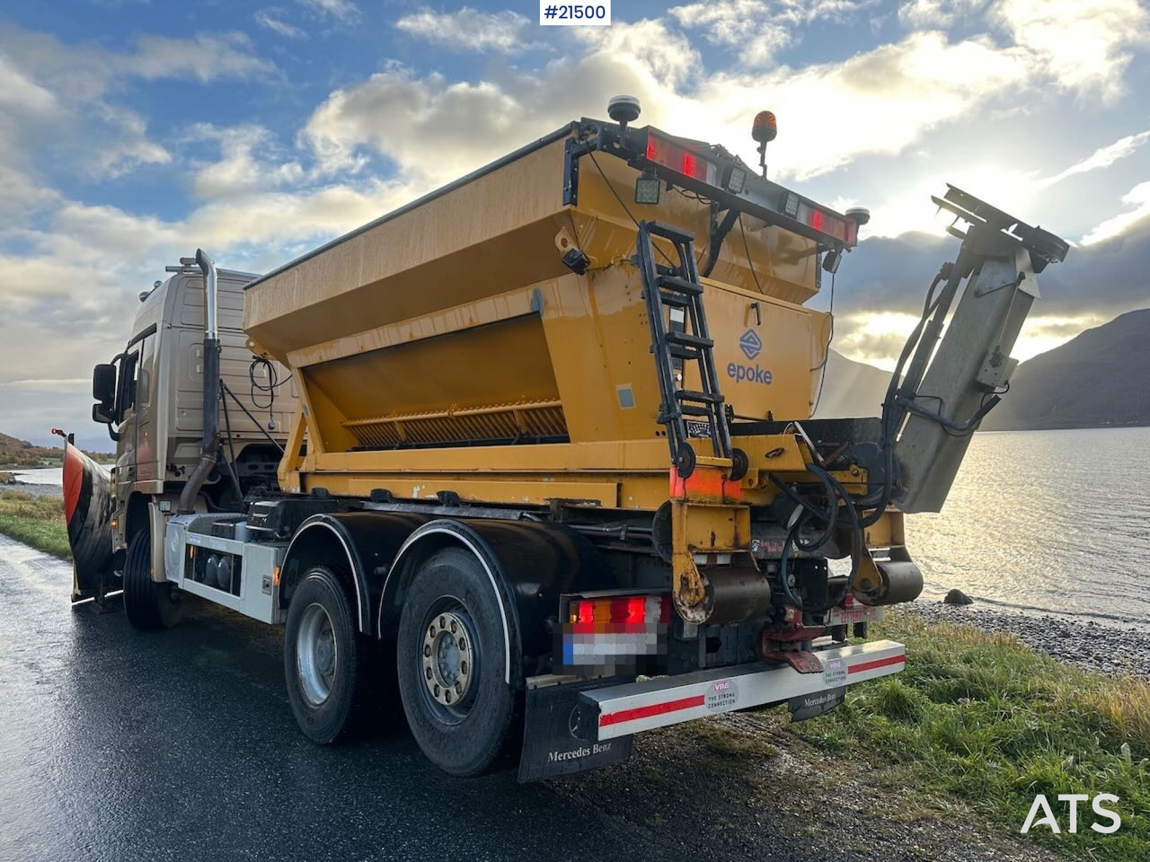 Mercedes Actros 2848 4x4+2 brøyterigget krokbil - 吊钩升降车:图3 Mercedes Actros 2848 4x4+2 brøyterigget krokbil - 吊钩升降车:图3