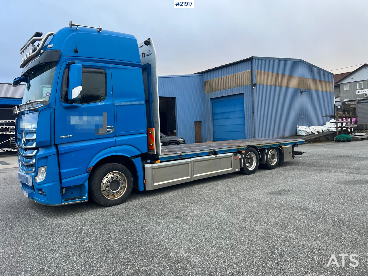 Mercedes-Benz Actros 6x2 planbil m/ 2012 konar 2 akslet plankjerre - 栏板式/ 平板卡车:图1 Mercedes-Benz Actros 6x2 planbil m/ 2012 konar 2 akslet plankjerre - 栏板式/ 平板卡车:图1