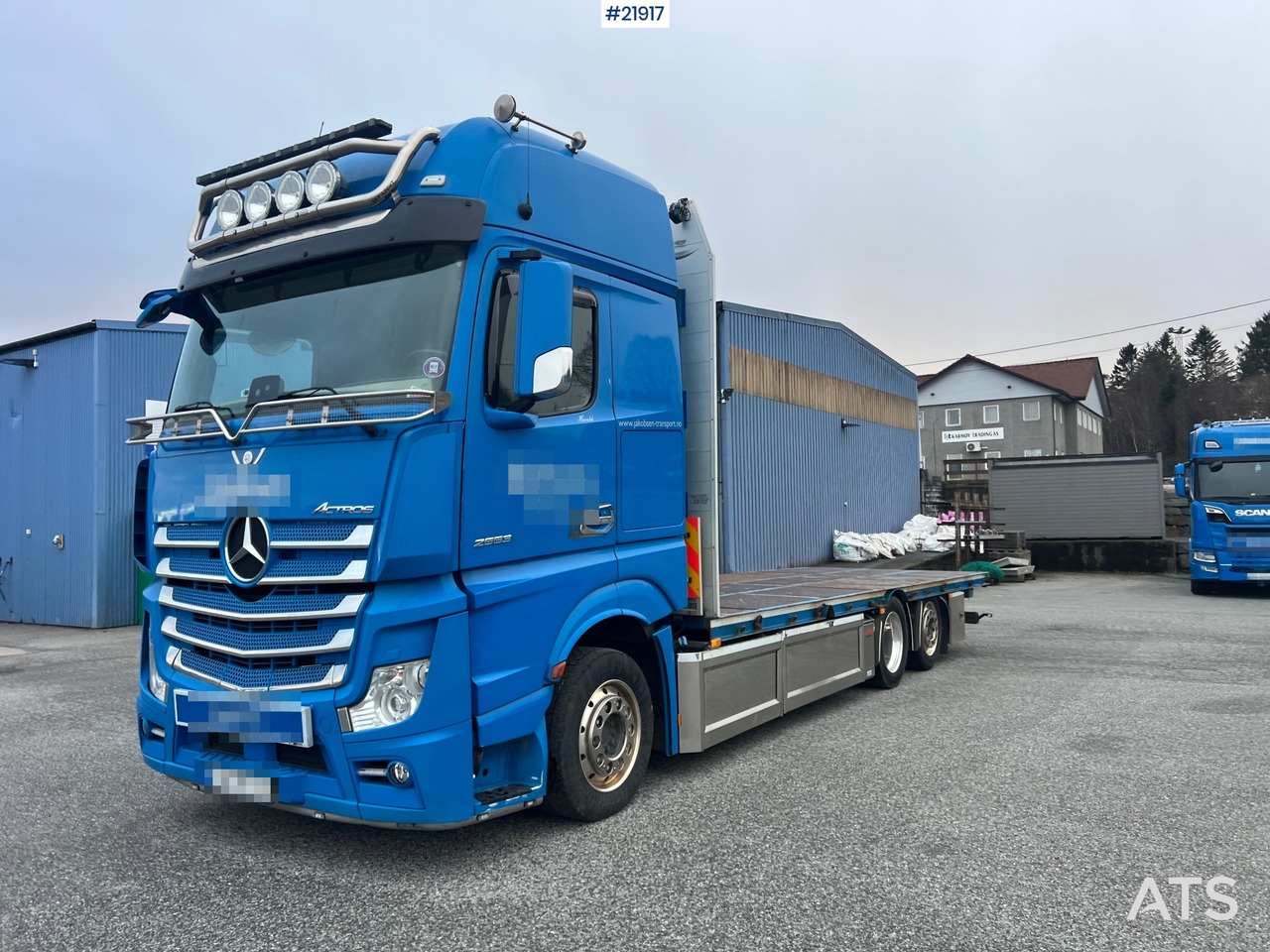 Mercedes-Benz Actros 6x2 planbil m/ 2012 konar 2 akslet plankjerre - 栏板式/ 平板卡车:图2 Mercedes-Benz Actros 6x2 planbil m/ 2012 konar 2 akslet plankjerre - 栏板式/ 平板卡车:图2