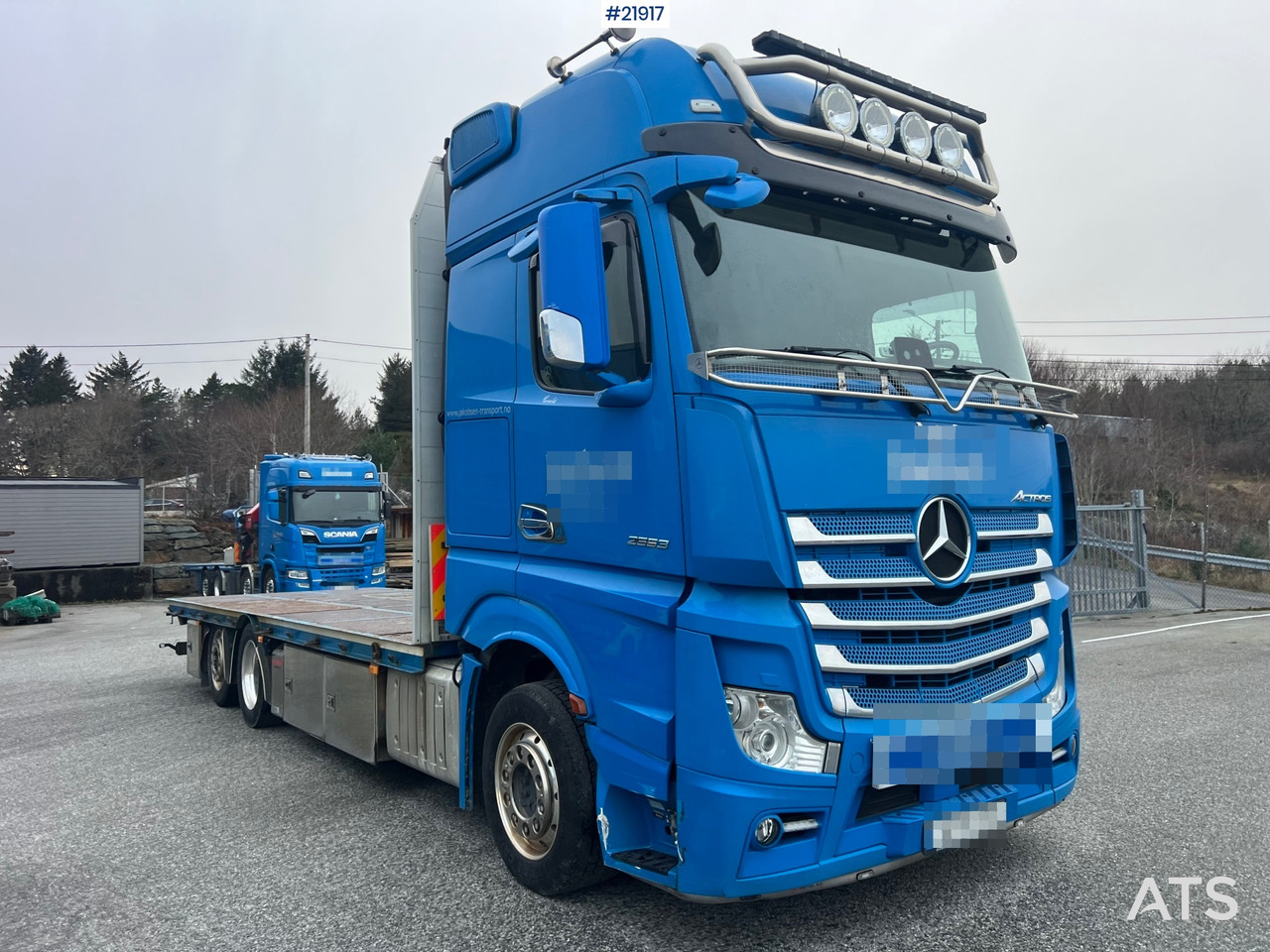 Mercedes-Benz Actros 6x2 planbil m/ 2012 konar 2 akslet plankjerre - 栏板式/ 平板卡车:图4 Mercedes-Benz Actros 6x2 planbil m/ 2012 konar 2 akslet plankjerre - 栏板式/ 平板卡车:图4