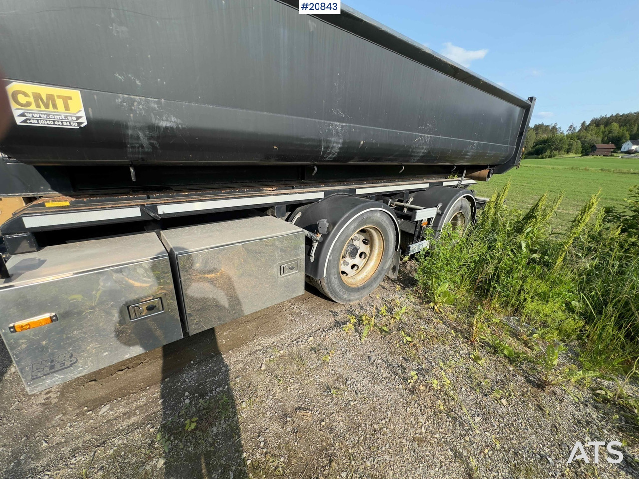 NOR SLEP 2 akslet krokhenger med tipp - 滚出式/ 箕斗拖车:图3 NOR SLEP 2 akslet krokhenger med tipp - 滚出式/ 箕斗拖车:图3