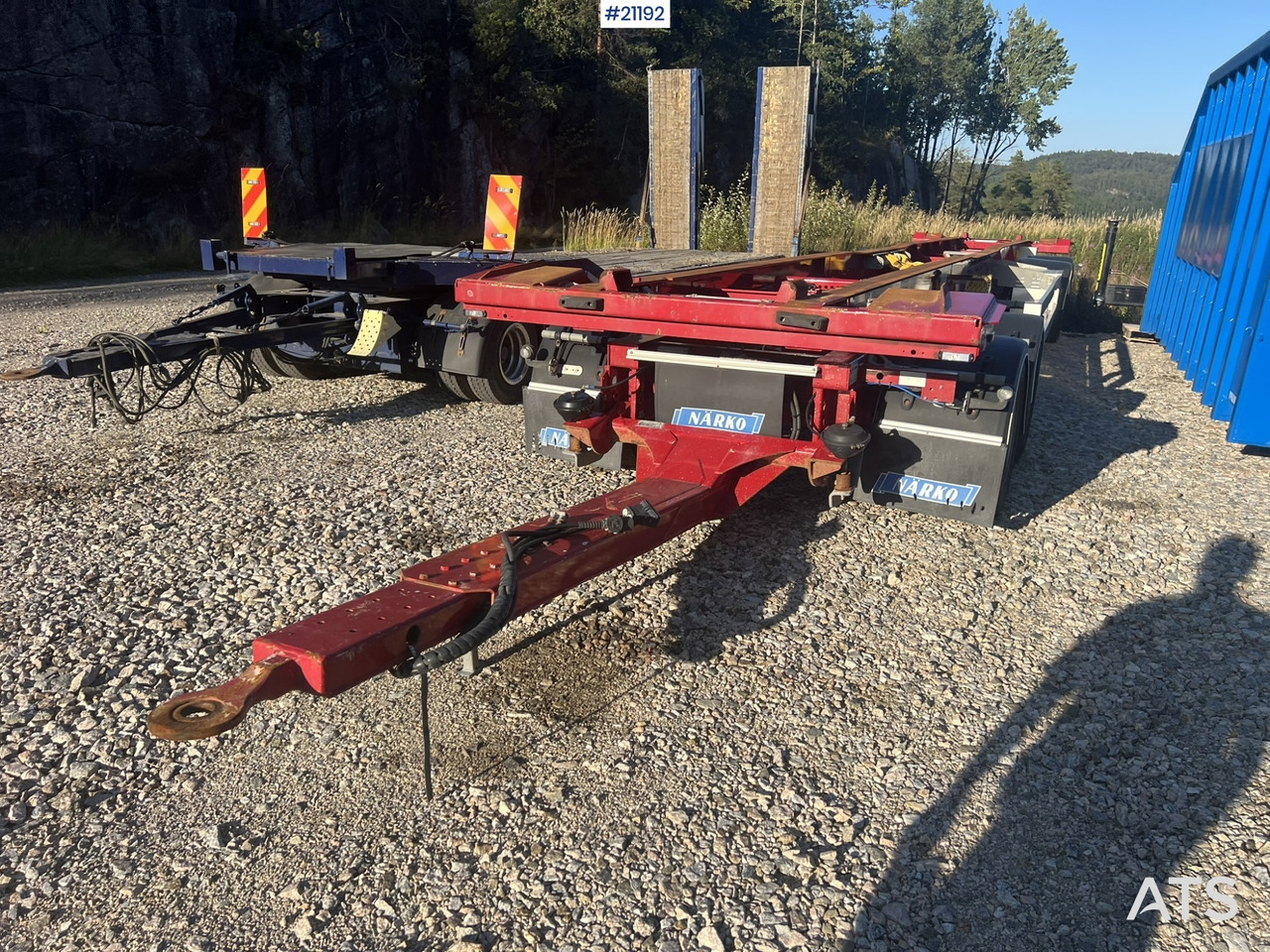 Narko 4 akslet container henger - 滚出式/ 箕斗拖车:图3 Narko 4 akslet container henger - 滚出式/ 箕斗拖车:图3