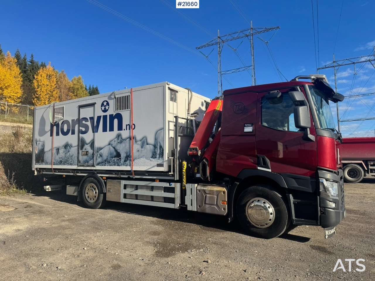 Renault Renault T380 6x2 Kranbil m/ 19 t/m Palfinger - 起重车:图2 Renault Renault T380 6x2 Kranbil m/ 19 t/m Palfinger - 起重车:图2