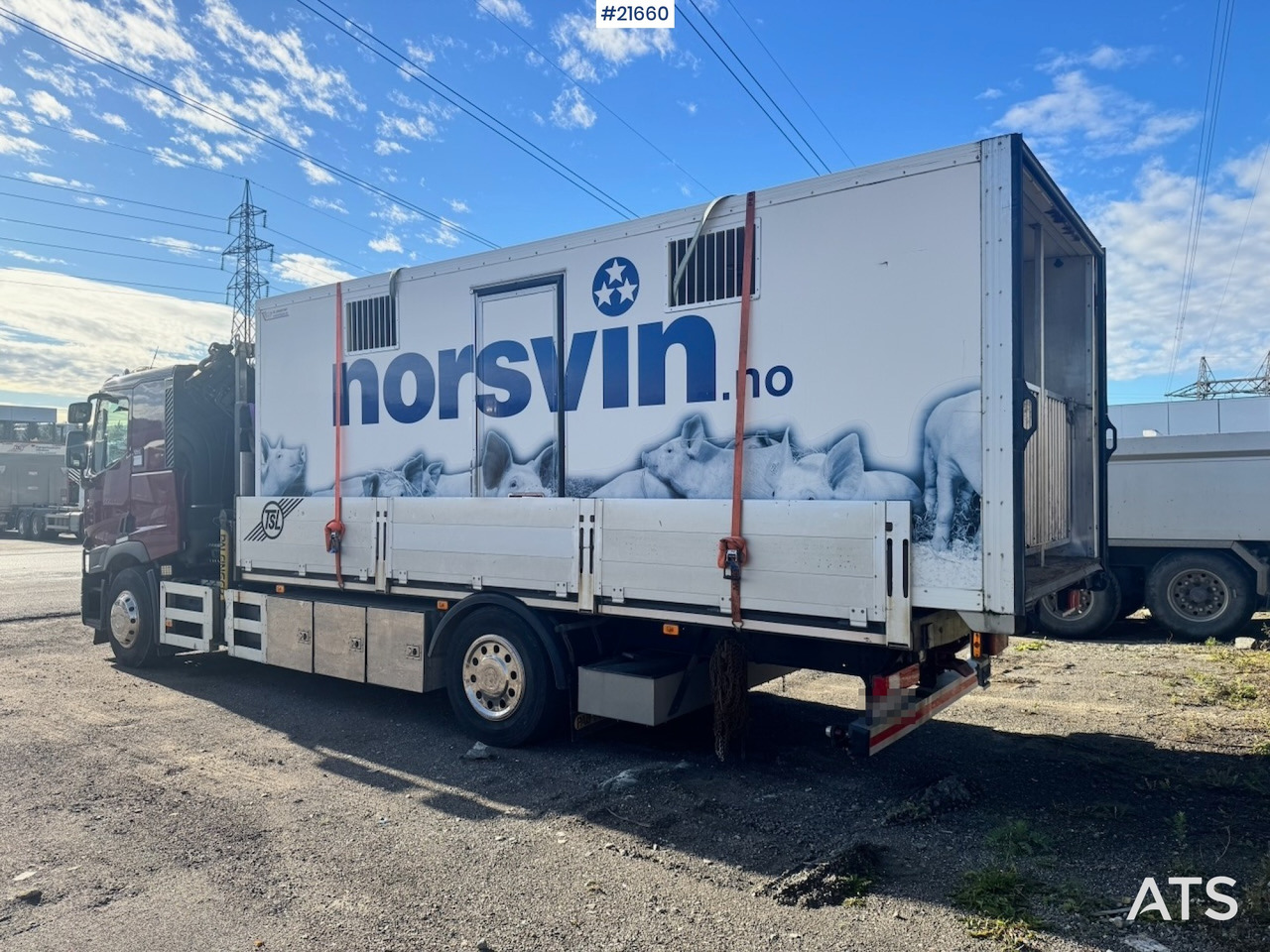 Renault Renault T380 6x2 Kranbil m/ 19 t/m Palfinger - 起重车:图5 Renault Renault T380 6x2 Kranbil m/ 19 t/m Palfinger - 起重车:图5