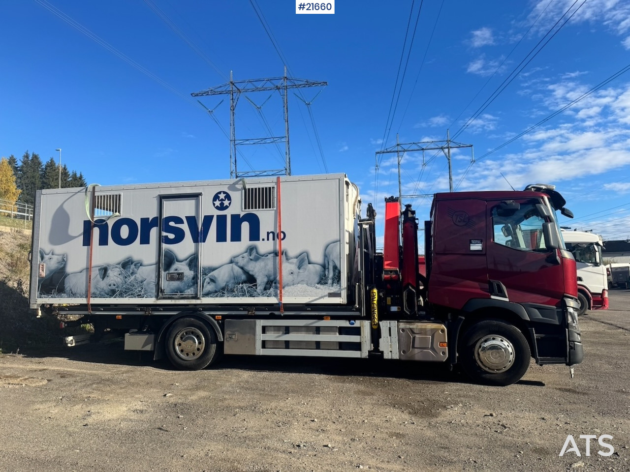 Renault Renault T380 6x2 Kranbil m/ 19 t/m Palfinger - 起重车:图3 Renault Renault T380 6x2 Kranbil m/ 19 t/m Palfinger - 起重车:图3