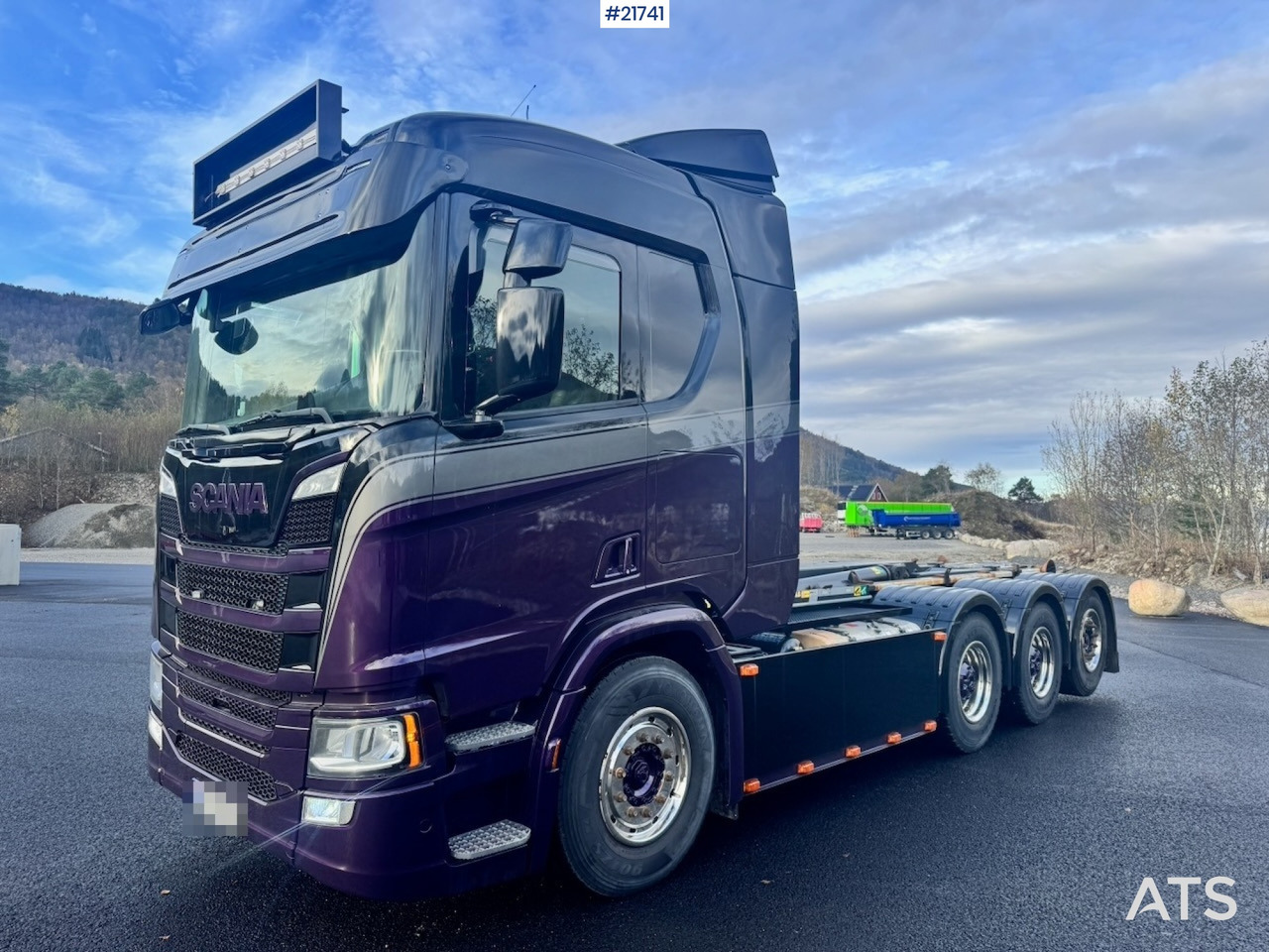 Scania 2018 Scania R580 Tridem Krokbil m/ Kranhydraulikk. Nylakkert! - 吊钩升降车:图2 Scania 2018 Scania R580 Tridem Krokbil m/ Kranhydraulikk. Nylakkert! - 吊钩升降车:图2