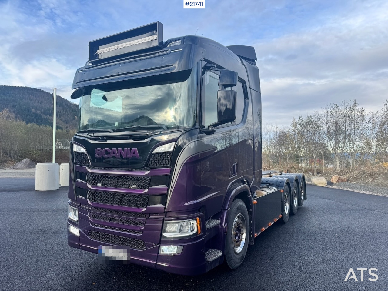 Scania 2018 Scania R580 Tridem Krokbil m/ Kranhydraulikk. Nylakkert! - 吊钩升降车:图1 Scania 2018 Scania R580 Tridem Krokbil m/ Kranhydraulikk. Nylakkert! - 吊钩升降车:图1