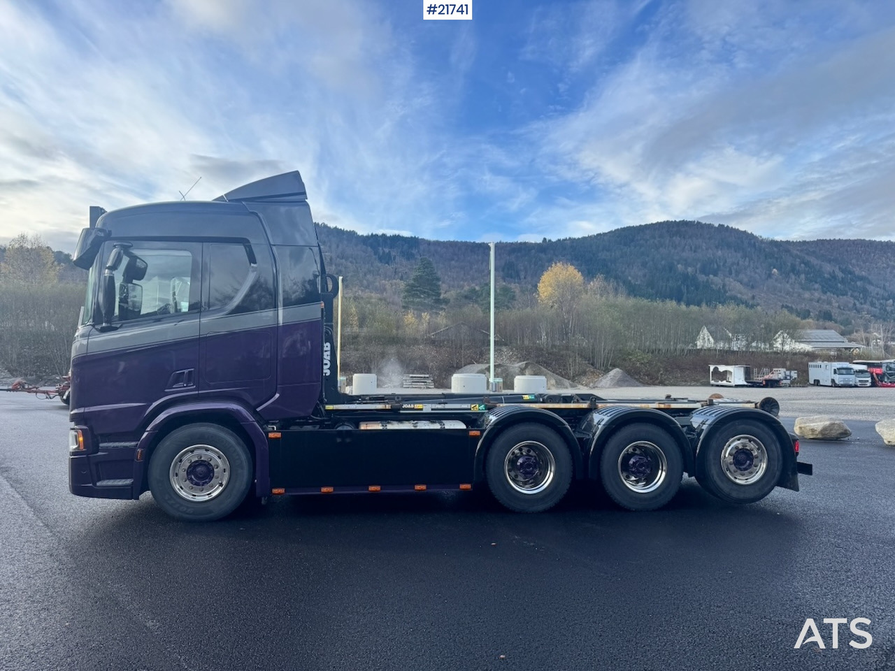 Scania 2018 Scania R580 Tridem Krokbil m/ Kranhydraulikk. Nylakkert! - 吊钩升降车:图3 Scania 2018 Scania R580 Tridem Krokbil m/ Kranhydraulikk. Nylakkert! - 吊钩升降车:图3