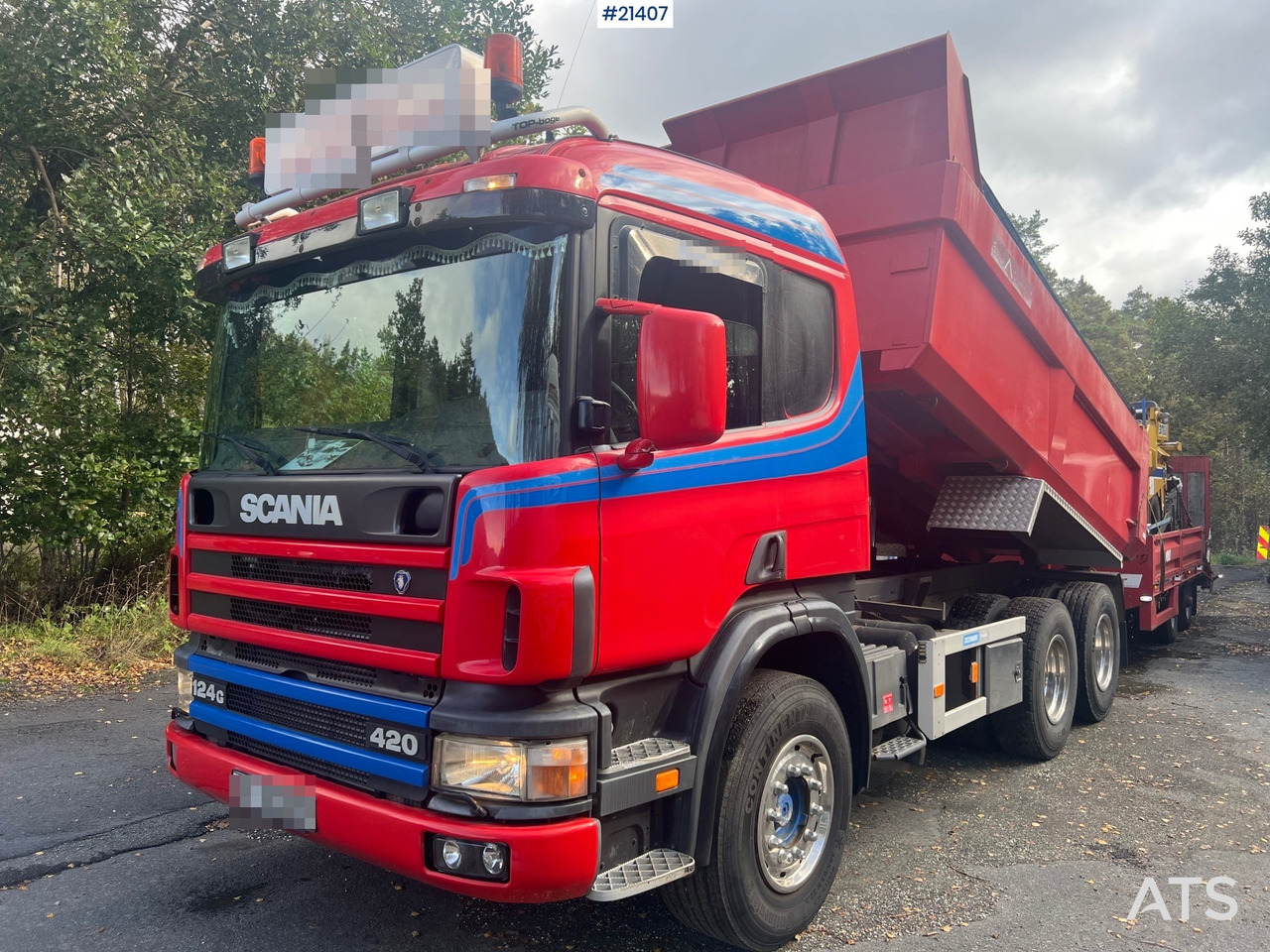 Scania P124G - 翻斗车:图1 Scania P124G - 翻斗车:图1