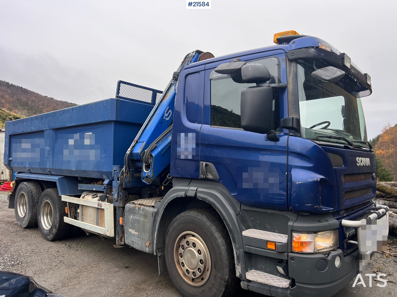 Scania P380 6x2 kranbil m/tipp, m/14t/ og m/Hiab kran - 起重车:图3 Scania P380 6x2 kranbil m/tipp, m/14t/ og m/Hiab kran - 起重车:图3