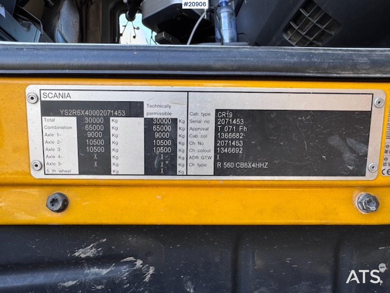 翻斗车 Scania R560:图38 翻斗车 Scania R560:图38