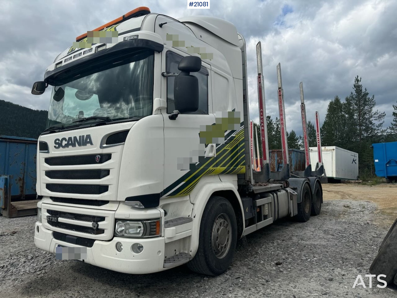 Scania R730 - 木材运输车:图1 Scania R730 - 木材运输车:图1