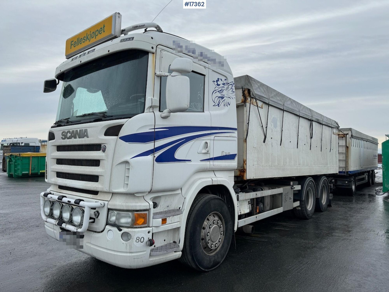 Scania Scania R620 kornbil m/ Hengsrød påbygg - 厢式卡车:图1 Scania Scania R620 kornbil m/ Hengsrød påbygg - 厢式卡车:图1