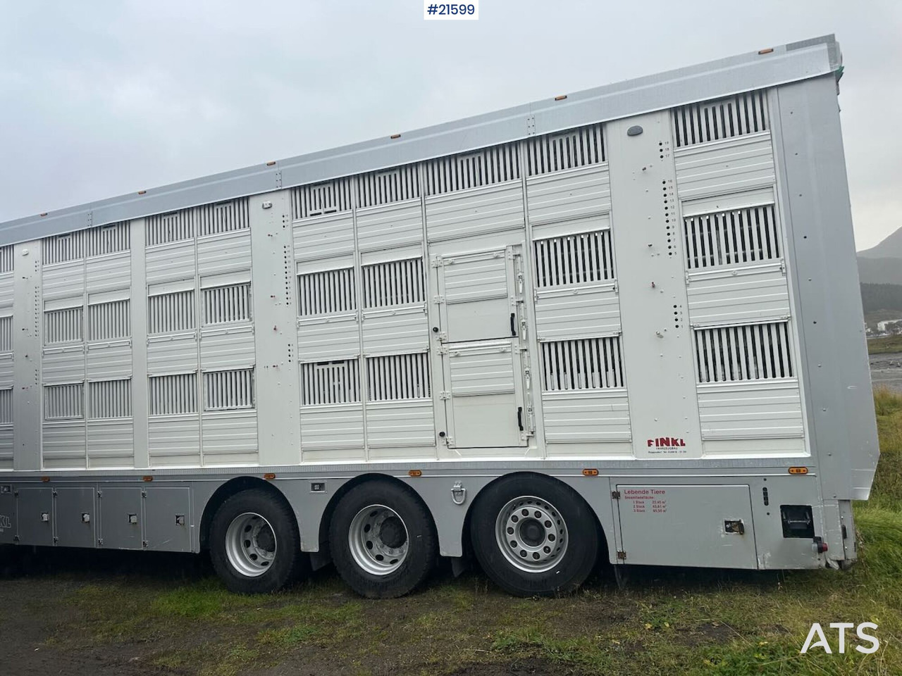 Volvo 540 8x4 dyrebil m/ Finkl påbygg, onspot og godkjent til 225 dyr - 牲畜运输车:图5 Volvo 540 8x4 dyrebil m/ Finkl påbygg, onspot og godkjent til 225 dyr - 牲畜运输车:图5