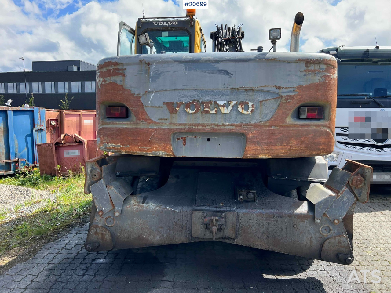 Volvo EW160B hjulmaskin m/ støtte bein og skjær - 轮式装载机:图5 Volvo EW160B hjulmaskin m/ støtte bein og skjær - 轮式装载机:图5