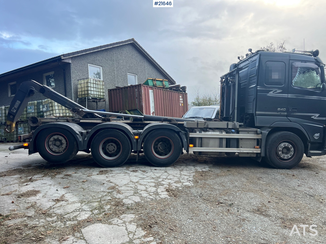 Volvo FH13 8x4 tridem krokbil m/ 20t Hiab krok og opplegg for kran - 起重车:图5 Volvo FH13 8x4 tridem krokbil m/ 20t Hiab krok og opplegg for kran - 起重车:图5