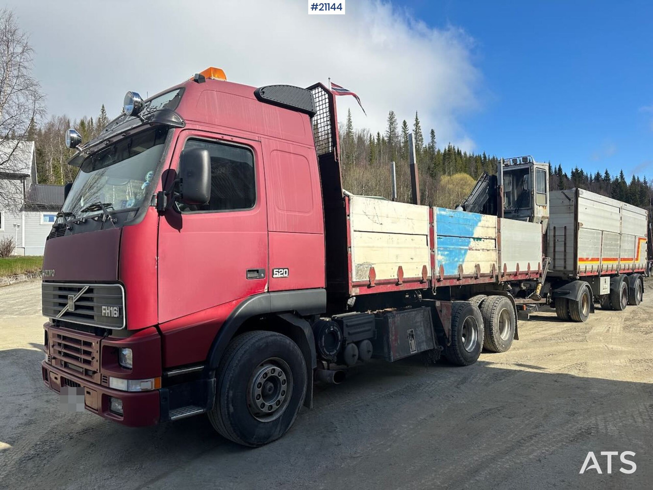 Volvo FH16 - 木材运输车:图1 Volvo FH16 - 木材运输车:图1