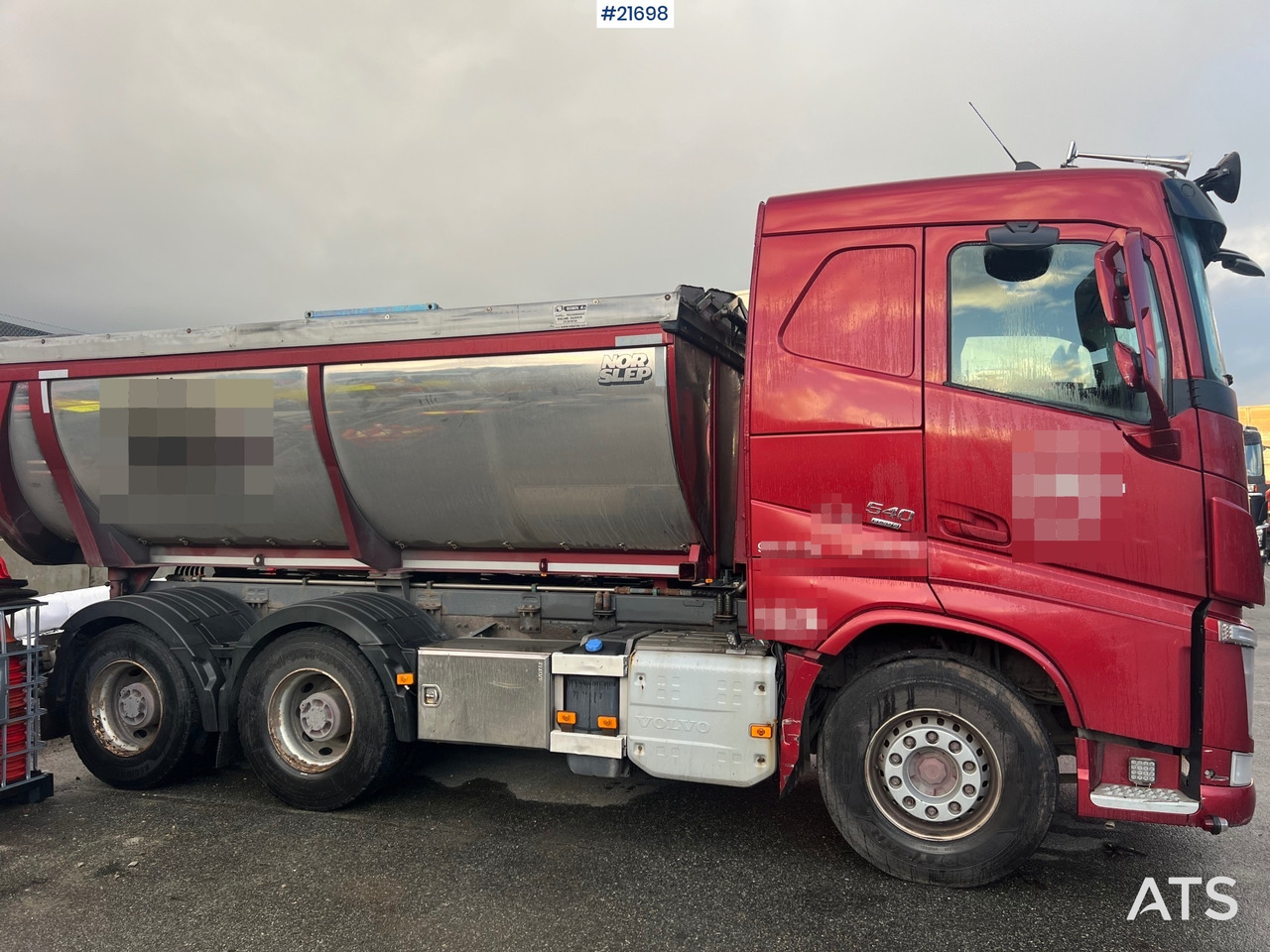 Volvo FH540 6x4 tippbil m/ asfaltkasse og tippkasse - 翻斗车:图1 Volvo FH540 6x4 tippbil m/ asfaltkasse og tippkasse - 翻斗车:图1